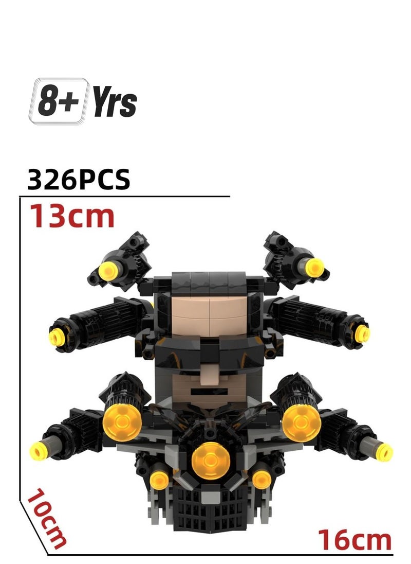 General Man Toy Building Blocks 326Pcs GMAN Toilet Man Toy Ideas Toys Battle Game Model Ideas Toys Gifts for Adult & Kids  - Image 1