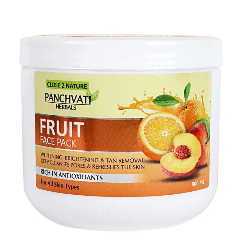 Panchvati Herbals Regular Fruit Face Pack | Restore Lost Shine & Glow of Skin - 800 ml - Image 5