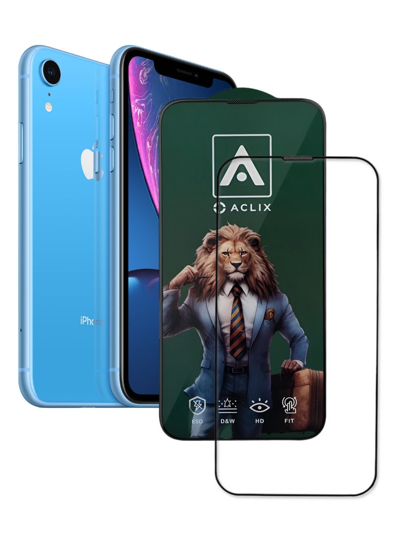 ACLIX Antistatic ESD Dustproof Premium Quality High Definition Tempered Glass Screen Protector Designed For  iPhone XR - Image 1