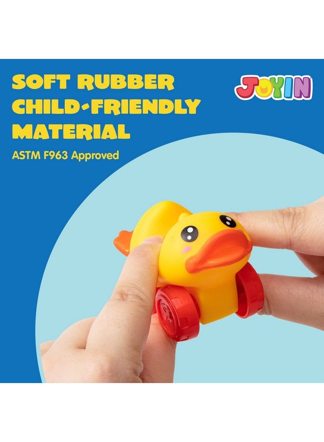 JOYIN مجموعة سيارات الحيوانات من JOYIN، لعبة سيارات مطاطية ناعمة، مركبات صغيرة للأطفال، لعبة سيارات للاستحمام للأولاد والبنات، هدية لنشاطات الشاطئ وحمام السباحة في الصيف، هدايا حفلات للأطفال، حشوات سلال عيد الفصح - Image 4