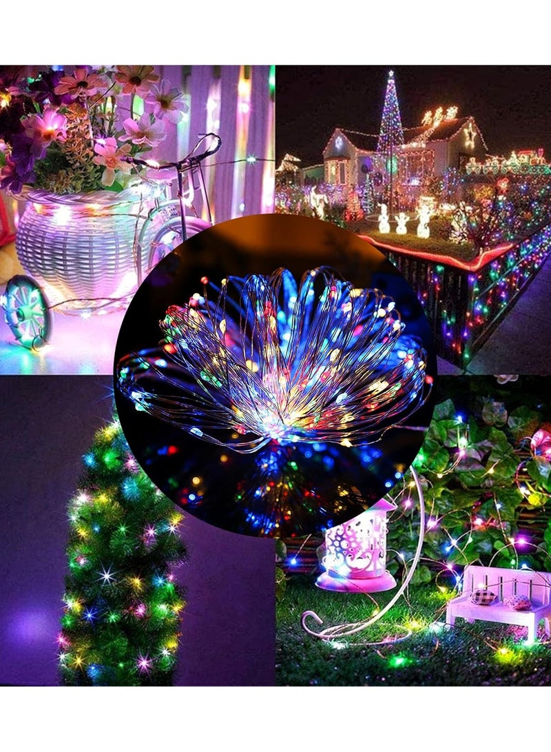 HEYAN 100 LED Waterproof USB Powered Fairy Twinkle String Lights, Remote Control with 8 Brightness Modes (10M) - Image 3