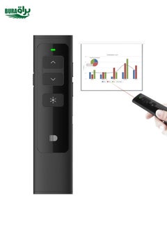 Doosl DSIT013 2.4GHz Rechargeable PowerPoint Presentation Remote Control Multi-functional Laser Pointer for PowerPoint / Keynote / Prezi, Control Distance: 100m(Black)