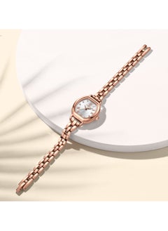 NAVIFORCE Elegant Women's Quartz Watch Classic Tonneau-Shaped Dial with Roman Numerals Stainless Steel Bracelet Sparkling Hour Markers Fashionable Timepiece for Everyday Wear and Special Occasions  - Image 5