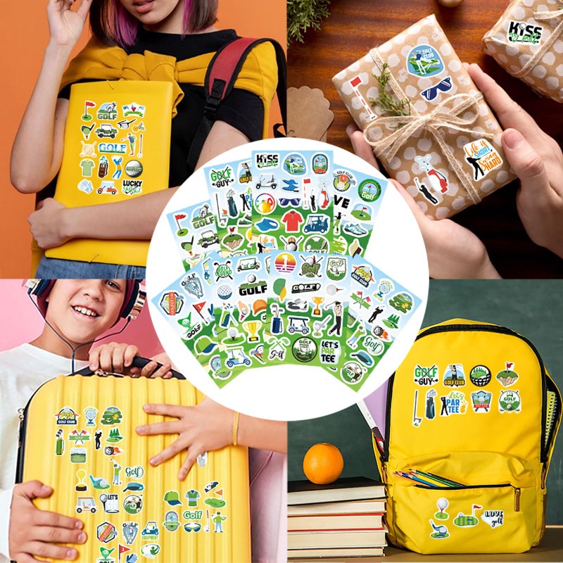 DUJAA 256PCS Golf Stickers, Sport Golf Decals Stickers, Golfing Stickers, Funny Golf Gifts for Kids Men Women, Golf Party Favors Decorations - Image 5