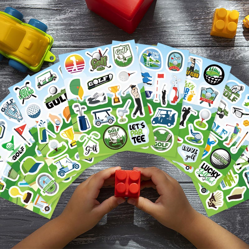 DUJAA 256PCS Golf Stickers, Sport Golf Decals Stickers, Golfing Stickers, Funny Golf Gifts for Kids Men Women, Golf Party Favors Decorations - Image 4