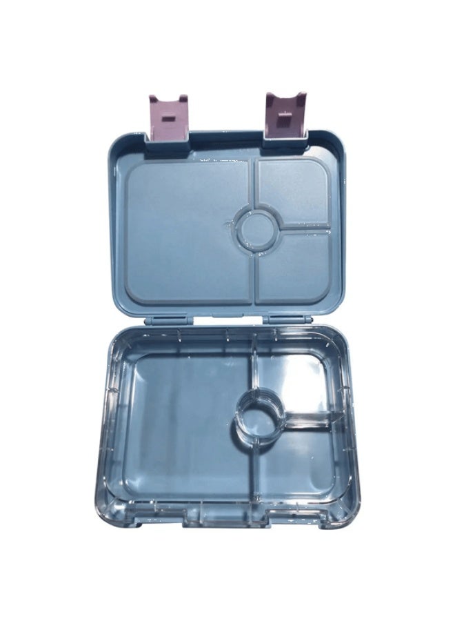 Tiny Wheel Disney Elsa & Anna 4-Compartment Double Lock Tritan Lunch Box for Kids Multicolor - Image 3