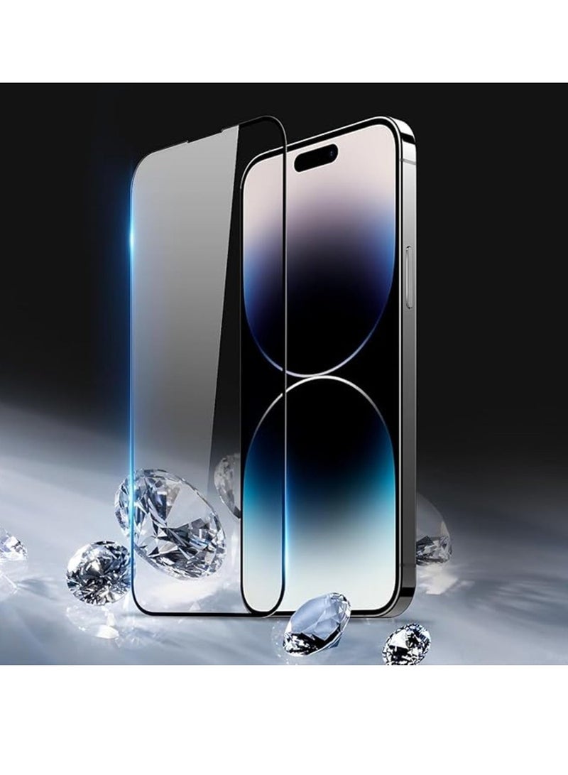 Raxoom Tempered Glass Screen Protector for iPhone 16 Pro â€“ Full Glue, Edge-to-Edge Protection - Image 3