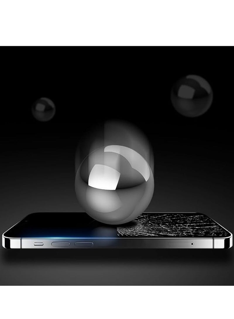 Raxoom Tempered Glass Screen Protector for iPhone 16 Pro â€“ Full Glue, Edge-to-Edge Protection - Image 2