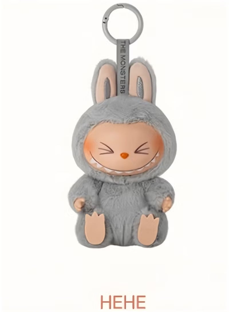 LABUBU Doll Pendant Labubu 2rd Generation Macaron Vinyl Plush Doll 17cm ,Perfectly Matched With Labubu's Clothing (HEHE) - Image 1