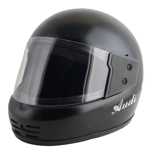 Sage Square Audi Full Face Helmet | ISI Certified | Clear Visor | High Standard Safety | Designed for Extra Comfort & Style (Large, Black Matte) - Image 1