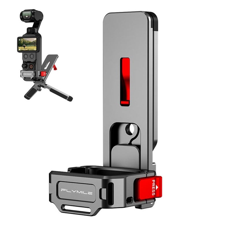 Compatible with DJI Osmo Pocket 4/3 metal quick-release tripod, Mantis magnetic bracket, carabiner accessory - Image 1