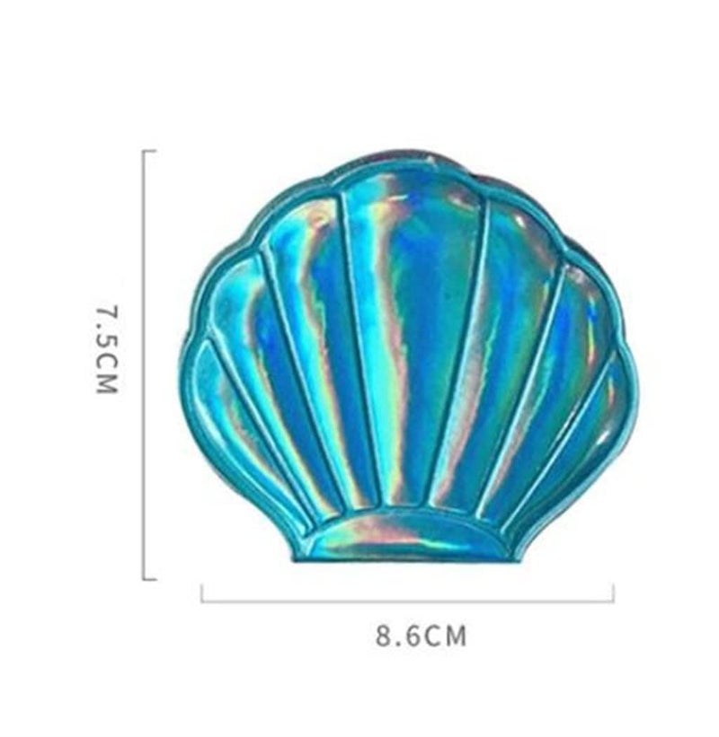 Compact Mirror - Small Portable Handheld Vanity Mirror with Colorful Shell Design - Image 3