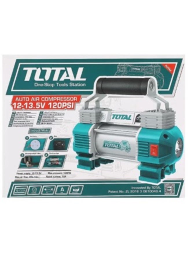 TOTAL Auto Air Compressor 12-13.5V 120 PSi TTAC2506 - Image 3
