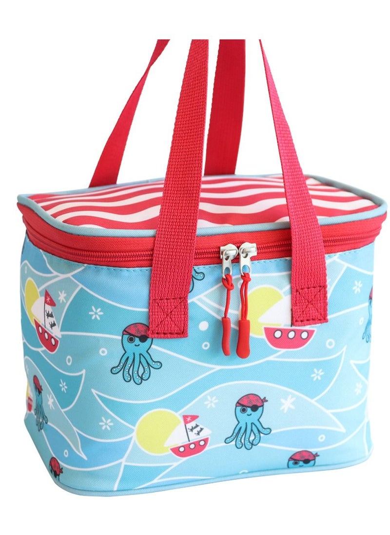 Milk & Moo Milk&Moo Insulated Lunch Bag for Kids, Turquoise  - Image 3