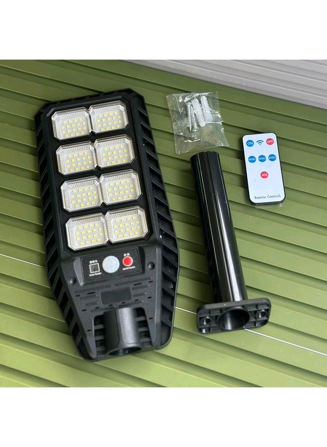 sensor Ultra Bright 200W Solar LED Floodlight - 144 LEDs, PIR Motion Sensor, IP65 Waterproof with Remote Control - Image 2