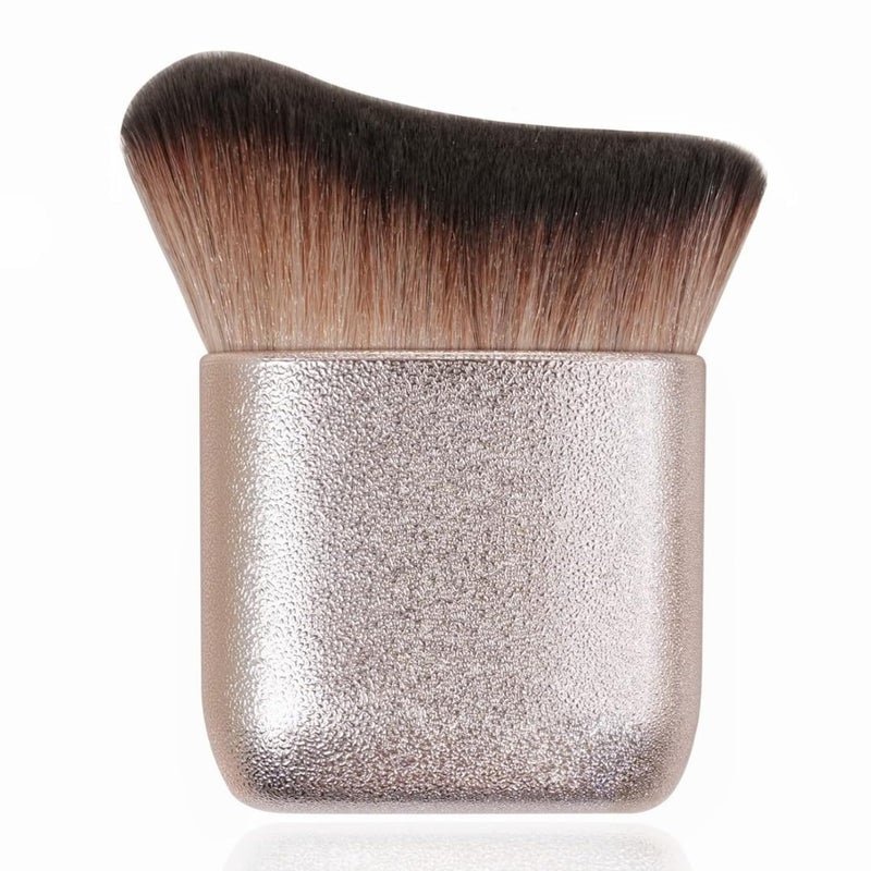 GOERTI Self Tanner Brush GOERTI Body Makeup Brush for Flawless Leg Makeup, Kabuki Foundation Makeup Brush for Face & Body, Full Coverage Tanning Blend Applicator for Self Tanner, Bronzer & Lotion Tan Mousse - Image 1
