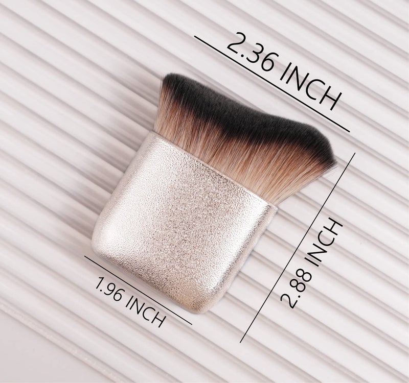 GOERTI Self Tanner Brush GOERTI Body Makeup Brush for Flawless Leg Makeup, Kabuki Foundation Makeup Brush for Face & Body, Full Coverage Tanning Blend Applicator for Self Tanner, Bronzer & Lotion Tan Mousse - Image 2