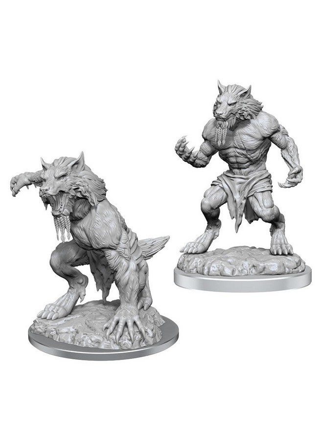 WiZKiDS Critical Role Unpainted Miniatures: Fey Werewolves - Image 1