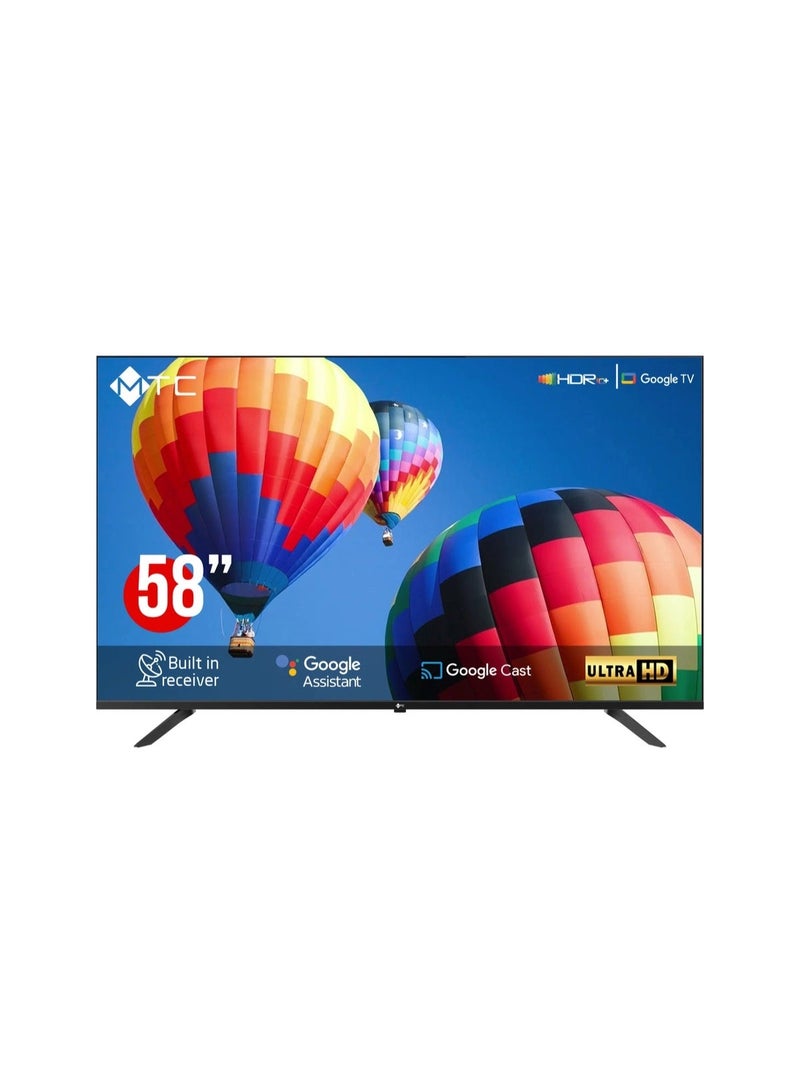 MTC 58 Inch 4K UHD Smart LED Google TV - MT58UH600GO - Image 1