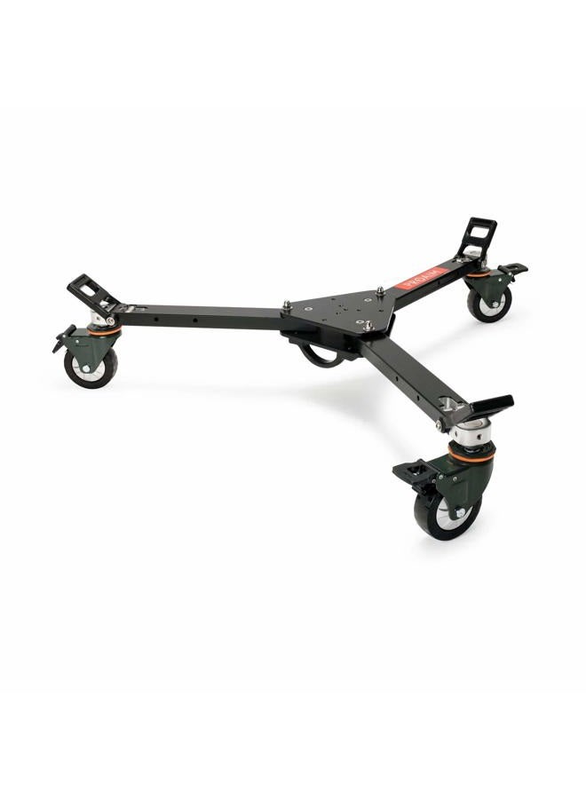 PROAIM Professional Heavy Duty Portable Camera Tripod & jib Crane Floor Dolly for DSLR Video Film Cinema Camcorders (P-PRT-D) - Image 1