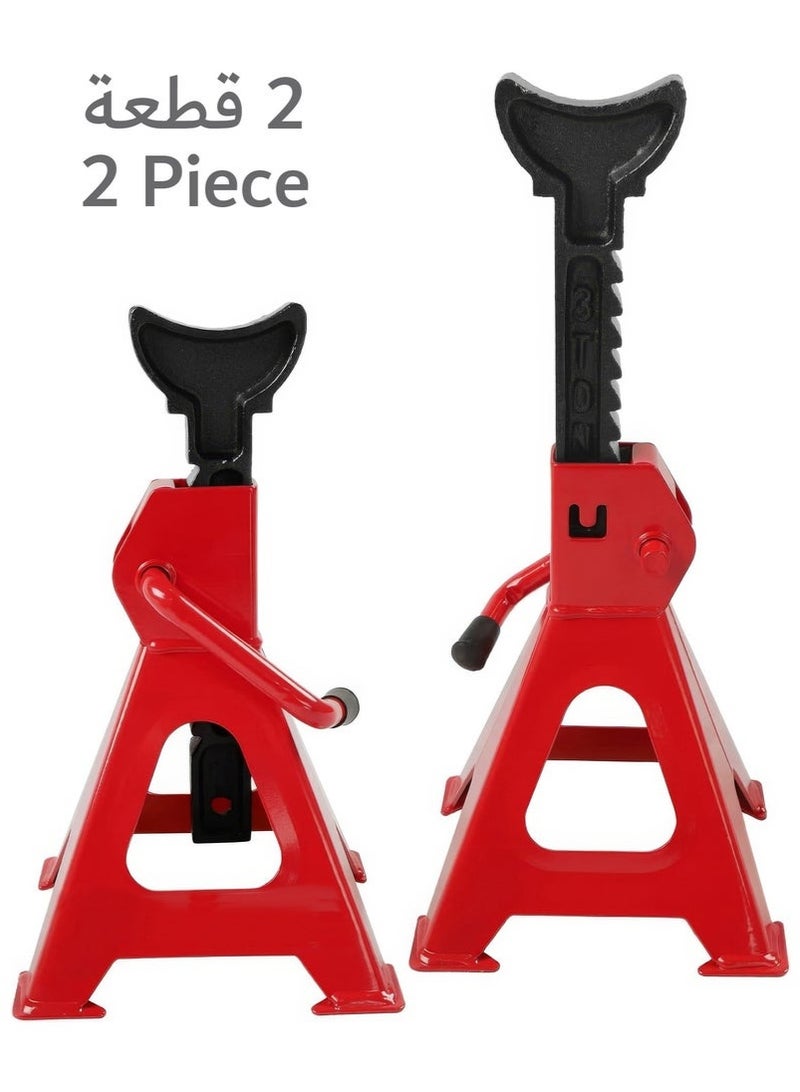 Bukela 2 Piece Pair 3 Ton Heavy Duty Adjustable Jack Stand - Image 1