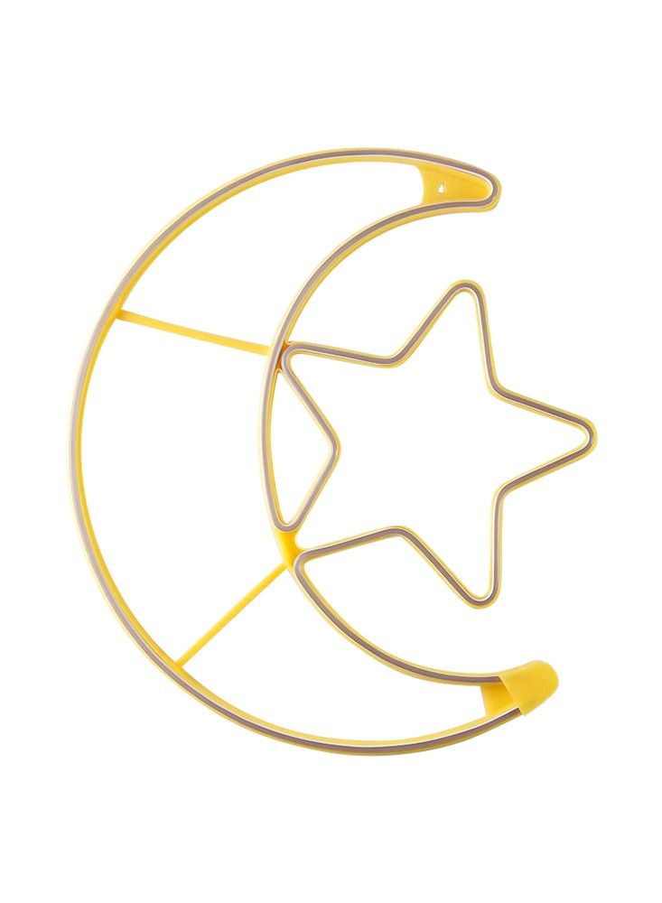 هلالفل مصباح LED على شكل هلال ونجمة | إضاءة ديكورية كبيرة مقاومة للماء | هدية رمضانية، وعيد الفطر، ومناسبة للمناسبات الإسلامية | للمنزل، غرفة النوم، غرفة المعيشة، للاستخدام الداخلي والخارجي | إضاءة بيضاء دافئة | سلك بطول 1.5 متر - Image 5