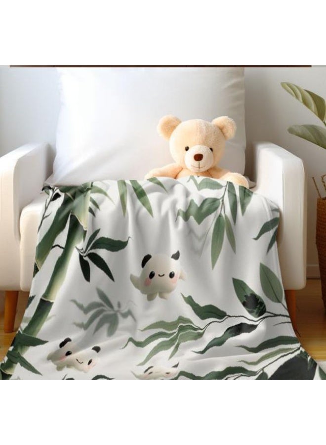 general Baby and children's cartoon flannel thin blanket (warm and comfortable, suitable for sleep, game use) 70cm*100cm - Image 2