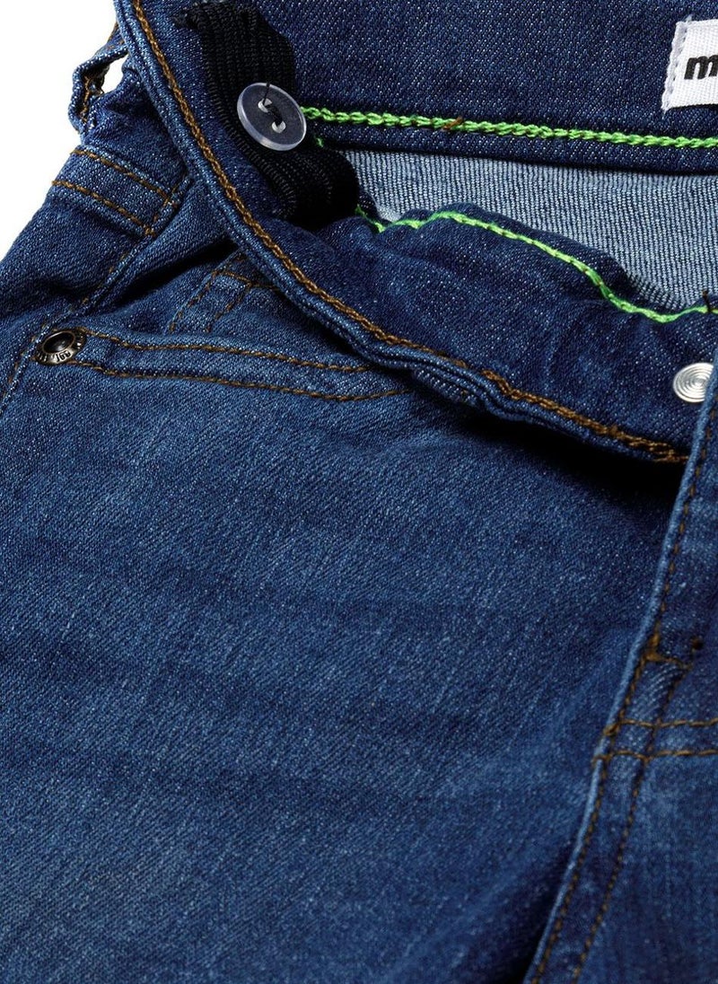 مينوتي شورت جينز للأولاد المراهقين بحافة مطوية - Image 4