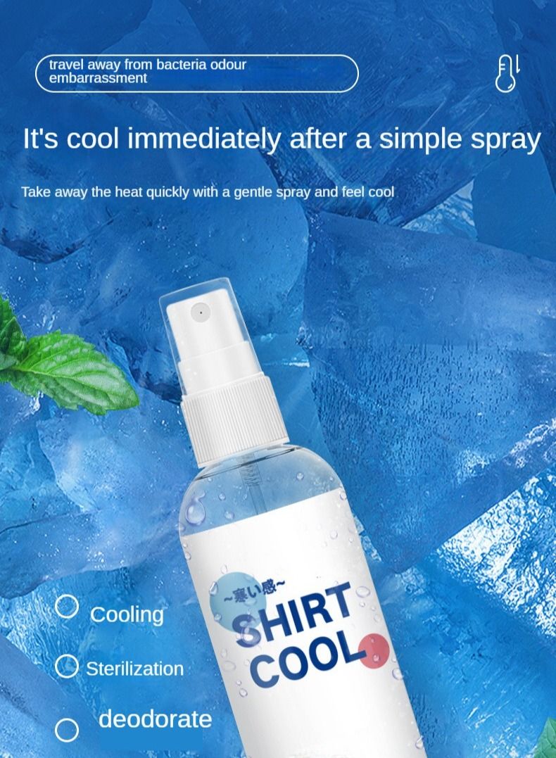 Generic Rapid cooling to prevent heatstroke spray 100ml  - Image 2