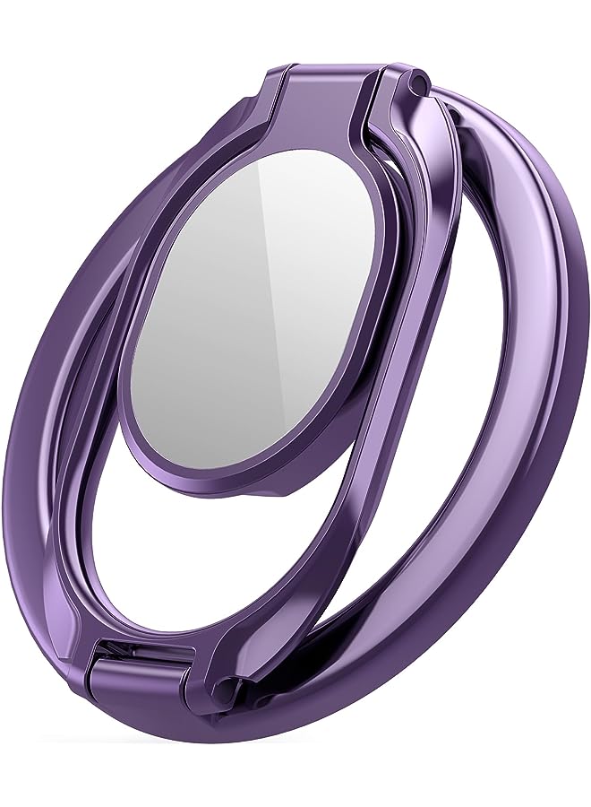 PROMASS Phone Ring Holder with Magsafe, Double Adjustable Gym Finger Ring Grip and Stand, Removable Phone Grip, for iPhone, iPad and Smartphones, Compatible with Magnetic Car Mount (purpld) - Image 1