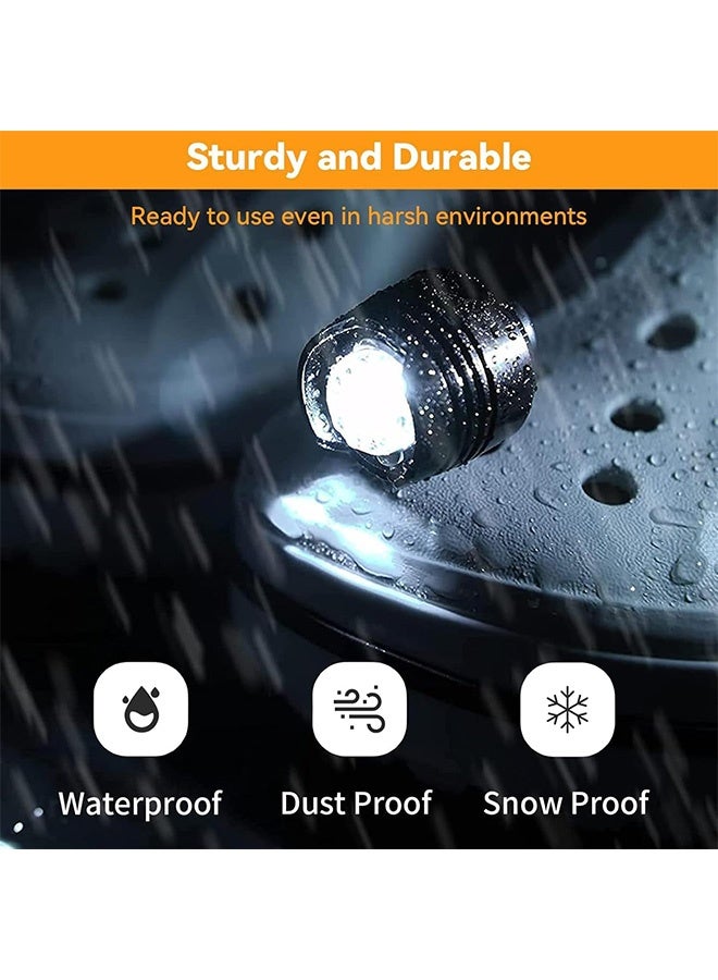 Photon 2 Pcs Rechargable Headlights, Outdoor Waterproof LED Flashlight for Shoes with 3 Light Modes, Novelty Shoe Lights  for Camping Cycling Walking (Black) - Image 5