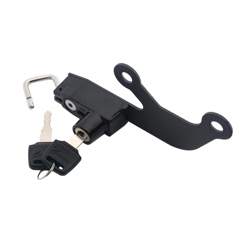 GZDLMoto Motorcycle Helmet Lock for Kawasaki Ninja 650 Z650 20172023 Anti Theft Lock Helmet Safety Lock Specific mounting Position Keys 2PC Black - Image 3