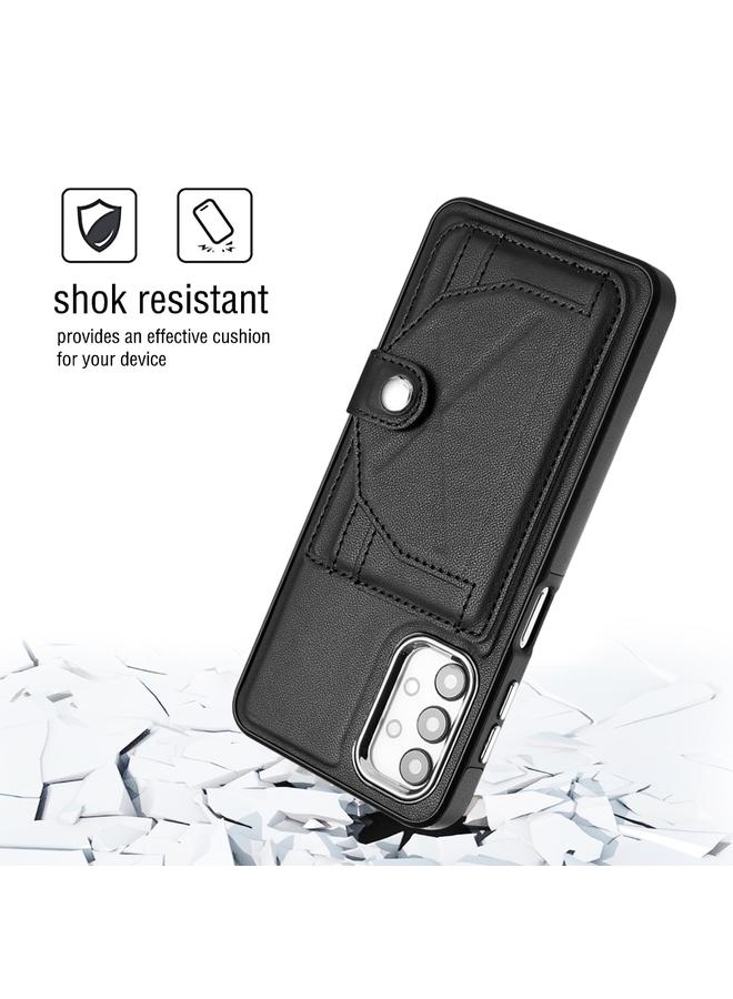 اس-توب جراب لهاتف Samsung Galaxy A23 4G / F23 5G / M23 5G جراب هاتف جلدي مقاوم للصدمات مع حامل بطاقة - Image 3