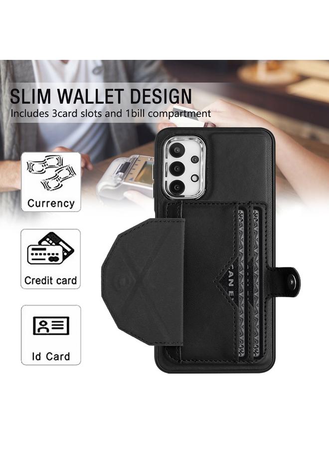 اس-توب جراب لهاتف Samsung Galaxy A23 4G / F23 5G / M23 5G جراب هاتف جلدي مقاوم للصدمات مع حامل بطاقة - Image 4