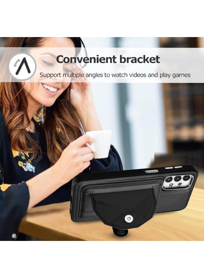 اس-توب جراب لهاتف Samsung Galaxy A23 4G / F23 5G / M23 5G جراب هاتف جلدي مقاوم للصدمات مع حامل بطاقة - Image 5