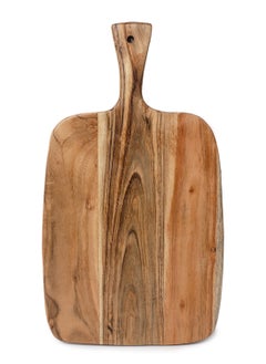 REZLAN UAE Acacia Bat-Style Chopping Board - 23x41x1.8cm - Extra Wide with 4" Handle  - Image 1