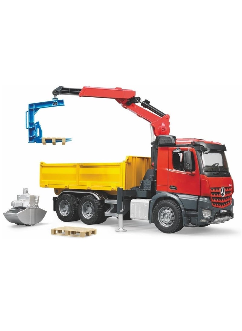 Bruder Bruder MB Arocs Construction Truck with Crane  - Image 4
