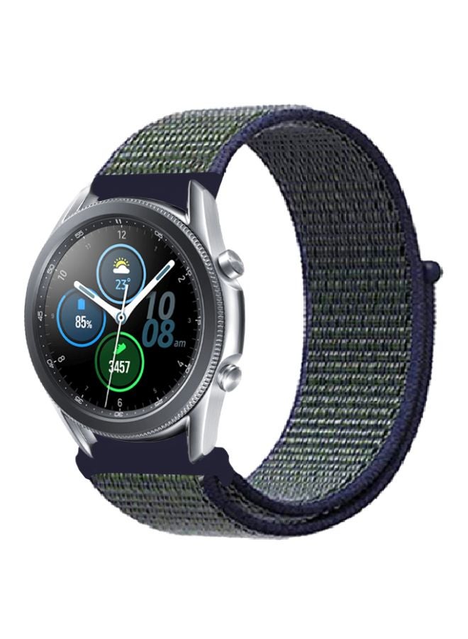 Perfii Replacement Band For Samsung Galaxy Watch3 45mm Midnight Fog Blue Green - Image 1