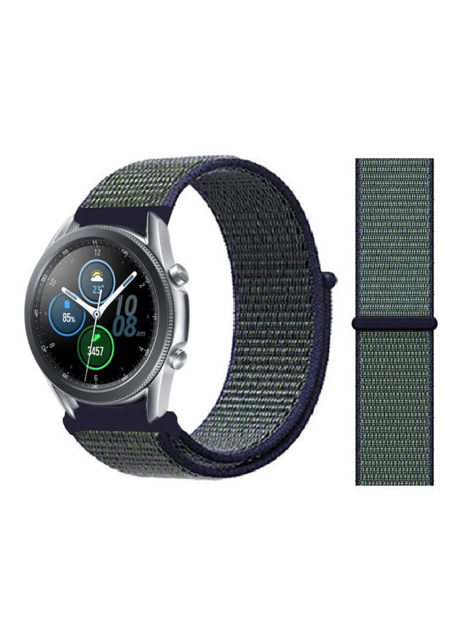 Perfii Replacement Band For Samsung Galaxy Watch3 45mm Midnight Fog Blue Green - Image 2
