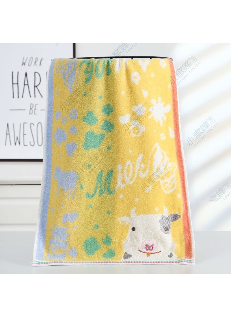 Generic Kids Cotton Towels Soft Cartoon Gift Set calf 