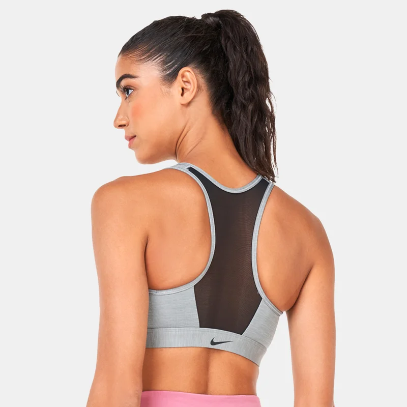Nike Women's Dri-FIT Swoosh Front-Zip Sports Bra