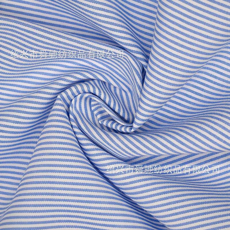 Multi Use Stripe Fabric for Shirts Home Textiles DIY Craft 1mm Stripes Lightweight - Image 2