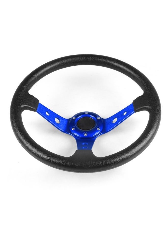 Applicable To Wuling Zhiguang Modified 14-inch Steering Wheel Personality Racing Car Skill Steering Wheel Base Universal Square-Product Color:Wuling Light 14-inch Steering Wheel Titanium Color