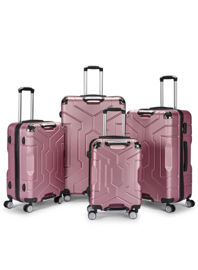 LIMRA Travel bag set consisting of 4 luggage bags, size 32"/28"/24"/20 inches Rosegold
