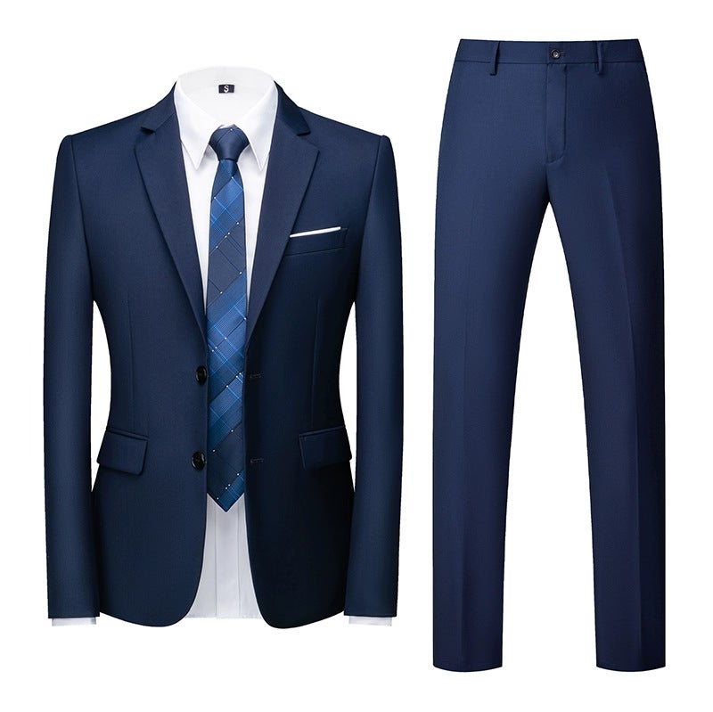 Men'S Suit Jacket Autumn New Korean Style Slim Single Suit Casual Top Stylish Trendy Small Suit Two-Piece Set - Image 5