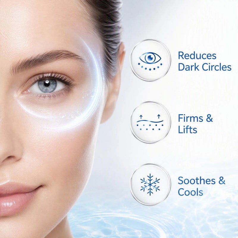 DANLISS 12-in-1 Icy Caffeine Roll-on Eye Serum 15ml 50X High Concentration Caffeine - Image 4
