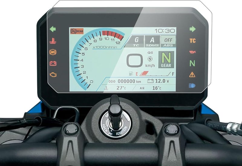 HAONEL 2 حزمة من أغشية حماية شاشة لوحة العدادات لدراجات سوزوكي Vstrom 800 DE، Vstrom 1050 DE، GSX-8S، GSX8S، GSX8R للأعوام 2023، 2024، 2025 - Image 1