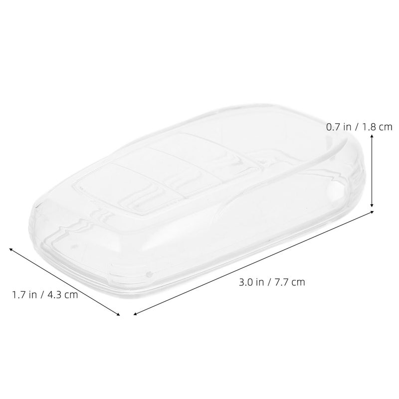 Sleek Transparent Protective Key Fob Cover for Car Key Easy Installation - Image 3