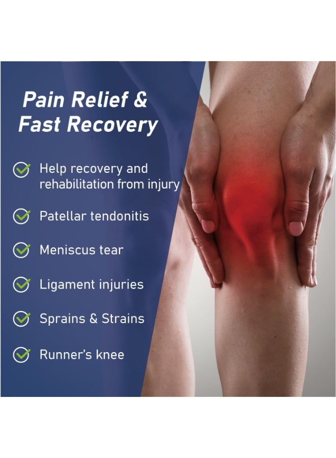 Compression Knee Support – Pain Relief & Recovery Brace for Arthritis, Meniscus & Ligament Injuries, Men & Women - Image 3