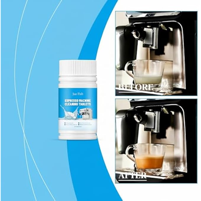 Excefore Coffee Machine Cleaner Descaler Tablets FastActing NonToxic  EcoFriendly Formula For Espresso Drip  SingleServe Coffee Makers Removes Limescale  Residue Prolongs Machine Life 100 G - Image 5